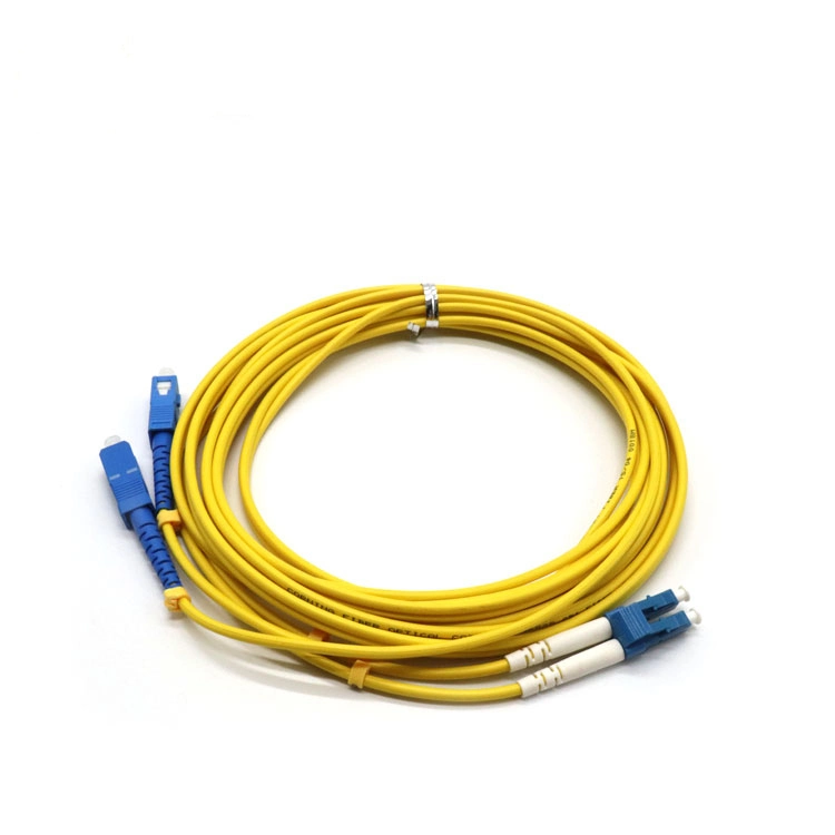 LC/Upc Sc/Upc Patchcord G657A1/G657A2 Sm FTTH Flat Fiber Optic/Optical Drop Wire Cable Patch Cord