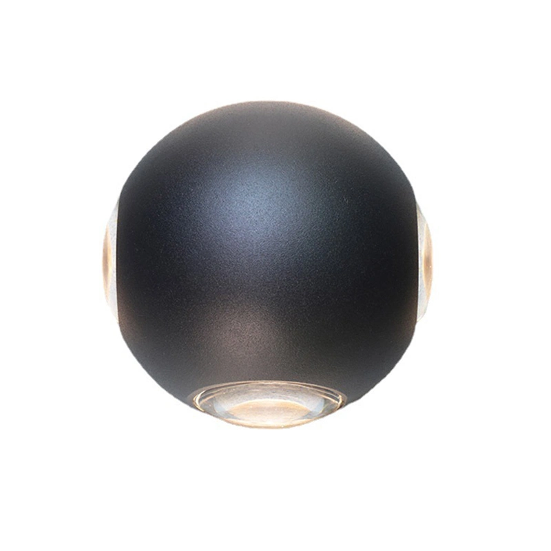 Outdoor Wall Lights LED 12W White Black Round Wall Lights Indoor Outdoor Wall Mounted Lamp for House