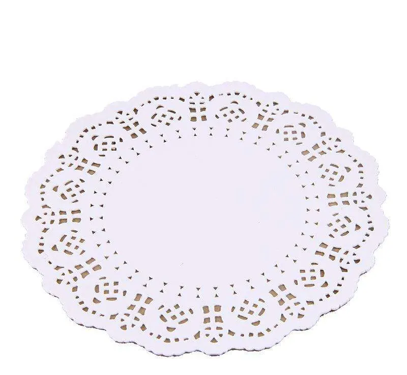 Encaje de color 30*40cm Doilies de papel rectangular