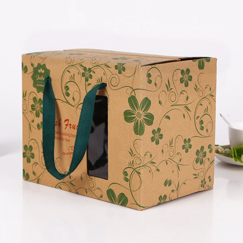 High-Quality and Best-Selling Fruit and Vegetable Packaging Carton Custom Printing Logo Environmental Protection Corrugated Carton