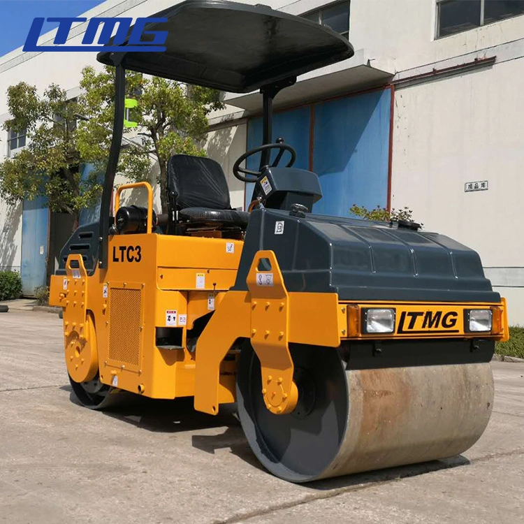 Ltmg Mini Double Single Drum Vibratory Asphalt 1 Ton 2 Ton 3 Ton Road Roller