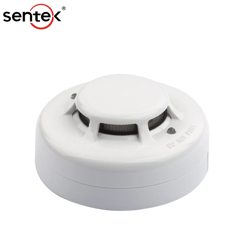 Ce Approved 4 Wire Conventional Photoelectric Smoke Detector Fire Alarm