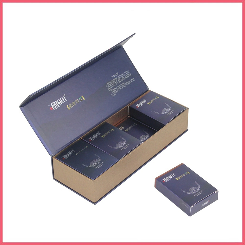 Book Shape Custom Printed Cardboard Paper One Set of Tea Gift Box Manufacturer Supplier Factory