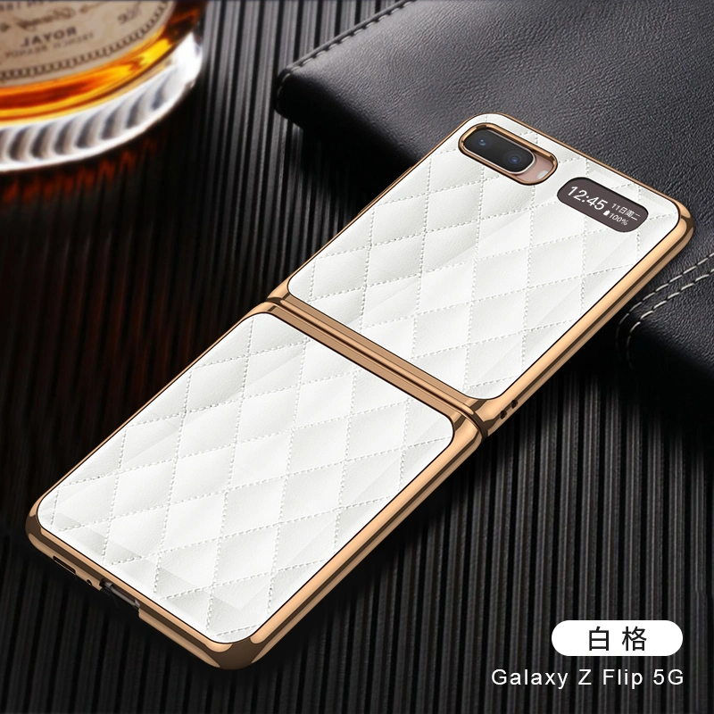 Hot Sale Factory Seller Mobile Phone Case Electroplated Glass Case for Galaxy Z Flip 5g