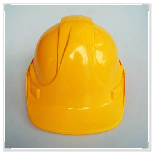 Yellow ABS/PE/HDPE Safety Work Hard Hat with Ce/ANSI/En/ISO Certificate with Inserting Adjustment