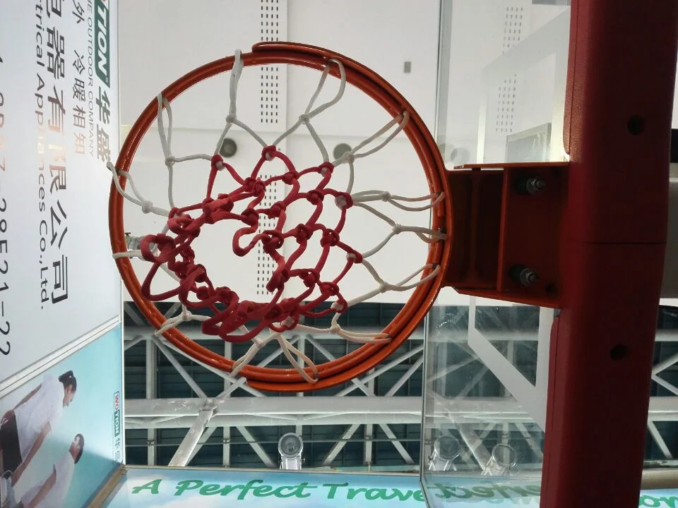 Base Plegable Hidráulica Eléctrica del Soporte del Baloncesto con el Tablero Trasero del Vidrio Tempered