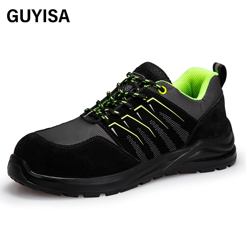 Guyisa Brand Fashion Industrial Protective Safety Shoes Breathable and Soft Work Safety Shoes