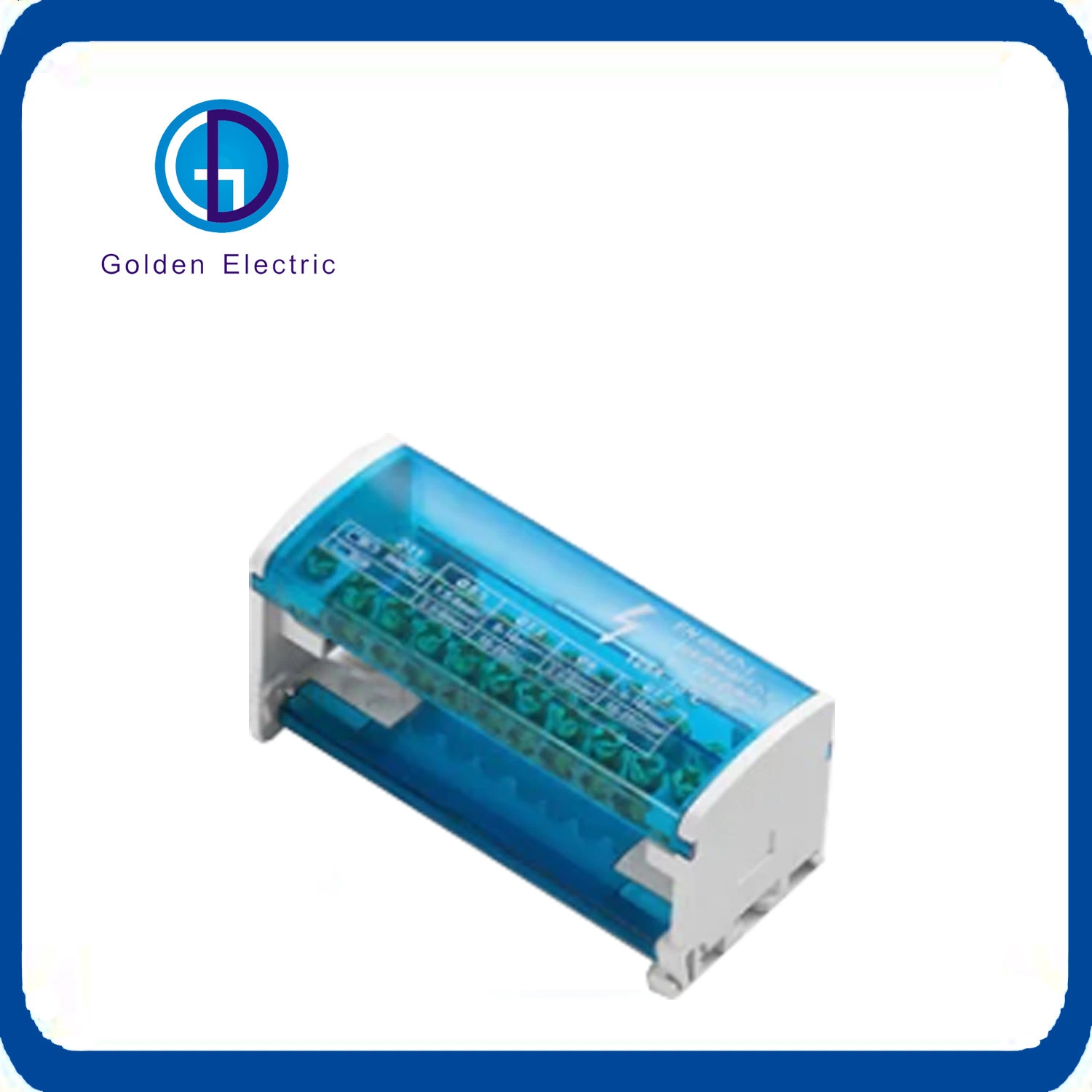 Plastic Brass Cable Connector Power Distribution Bus Bar Terminal Block Waterproof Junction Box