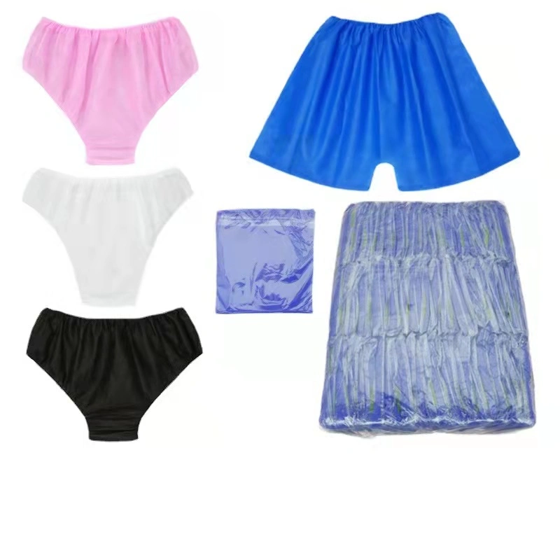 Customized Disposable Soft Non-Woven Underwear Set for Men SPA