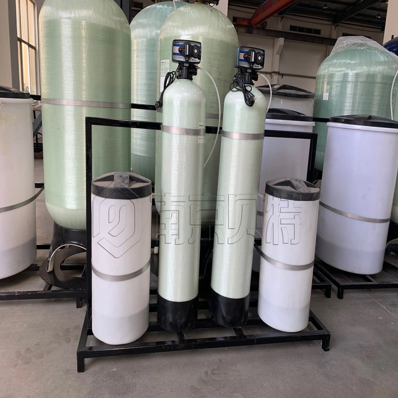 Resin Exchange Industrial Water Softener System Wtih FRP Tank