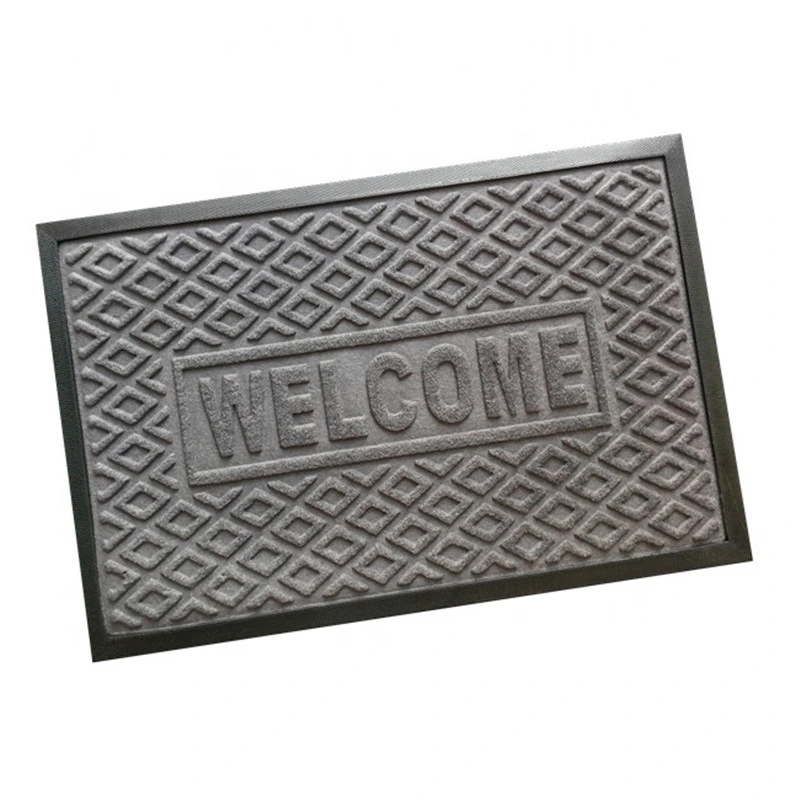 Heavy Duty Industrial Custom Logo Floor Rubber Door Entrance Mat