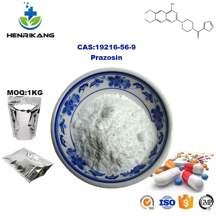 Pharmaceutical CAS 19216-56-9 Prazosin Purity Prazosin Pulver