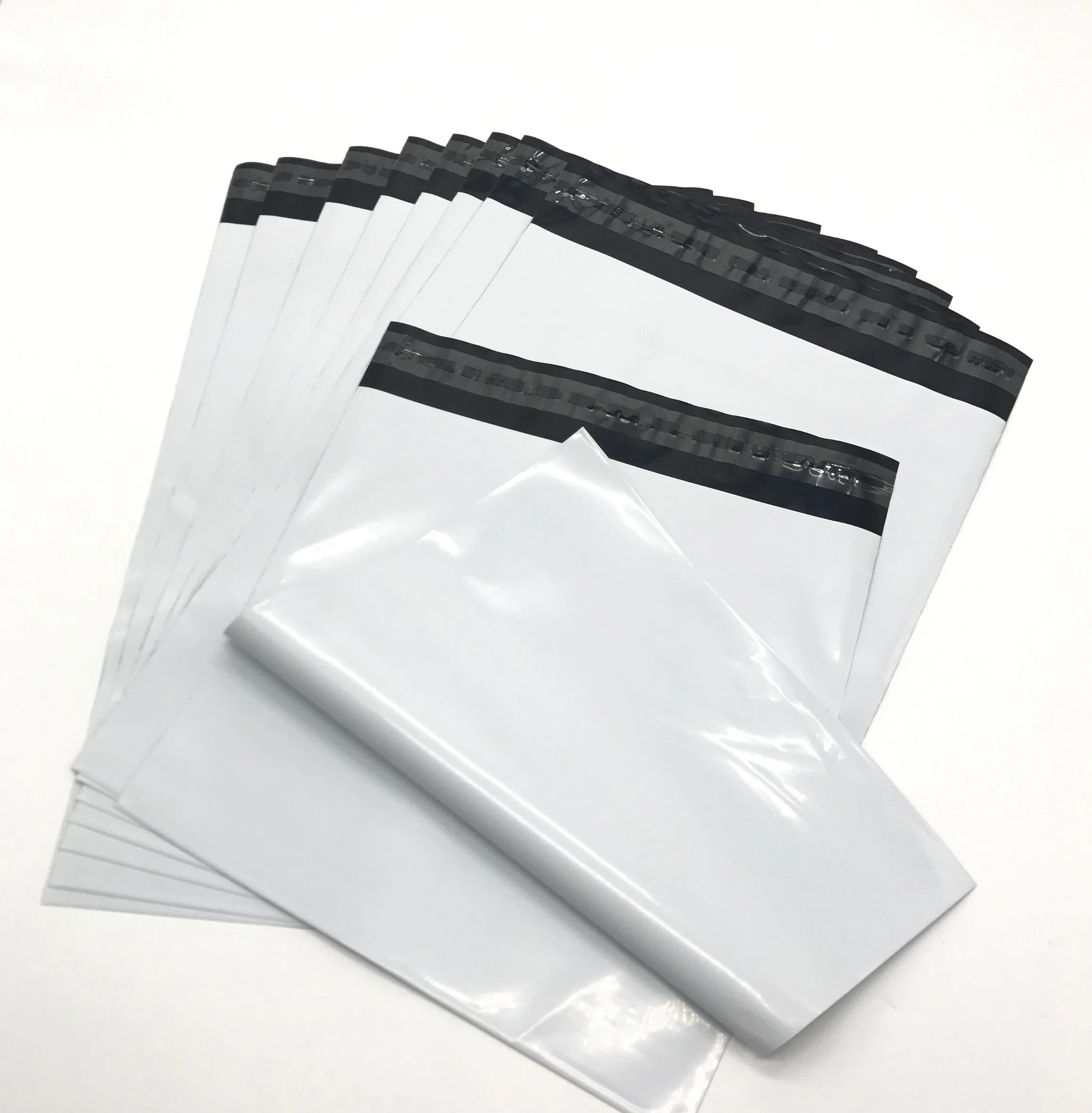 100% PLA Biodegradable Cornstarch Garment Packaging with Self Adhesive Tap Compostable Bag