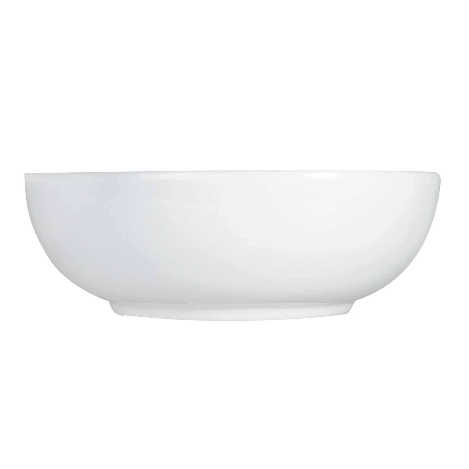 Cupc Lavatory 15 Inch 40 Cm Glassy White Countertop Bathroom Vitreous China Sanitary Ware Ceramic Round Shape Vessel Furniture