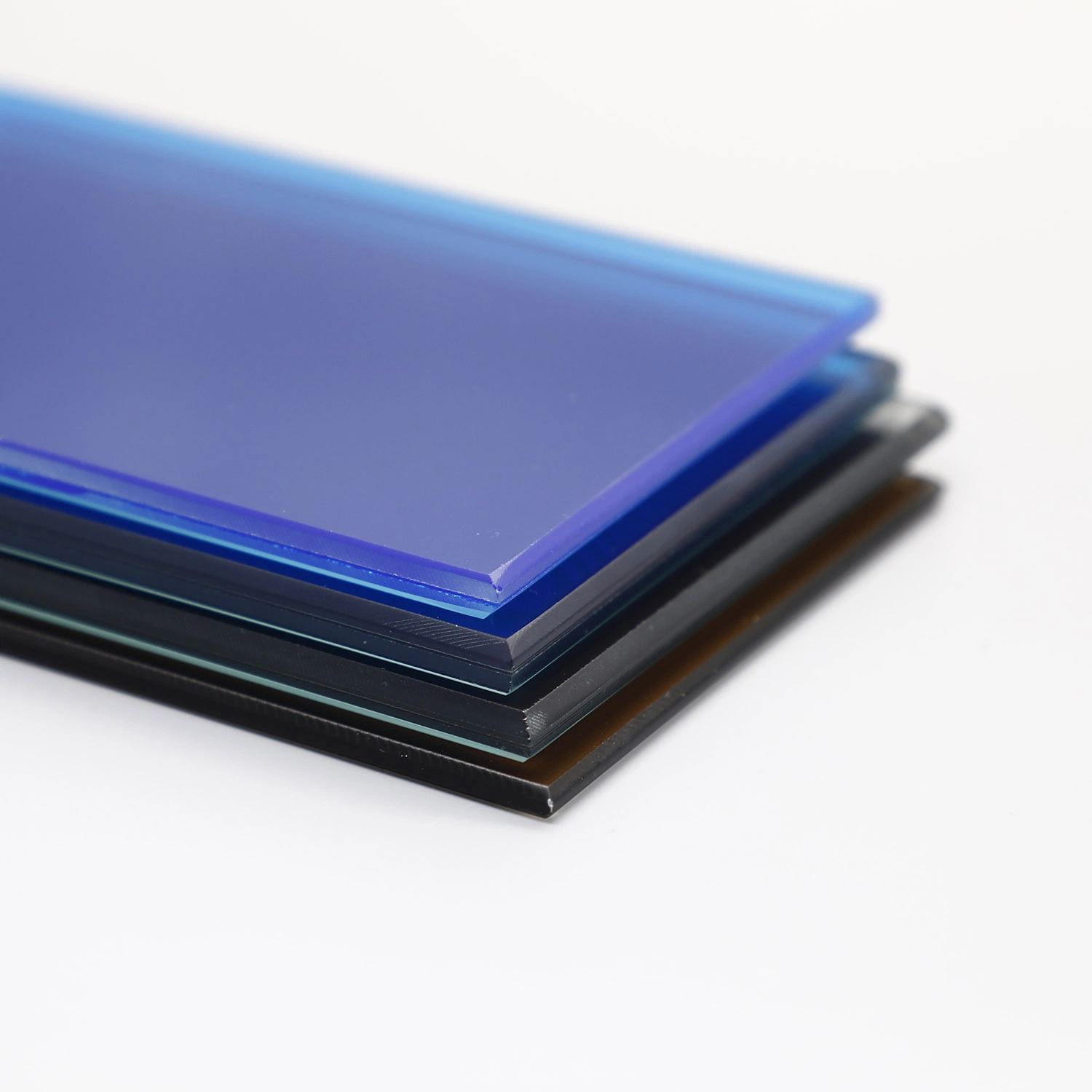 6.38mm 8,76mm 10.76mm/borrar/leche de color azul de PVB Thoughened Lamianted Blanco Mate de vidrio de seguridad de vidrio para la construcción de muro cortina Ventanas Puertas