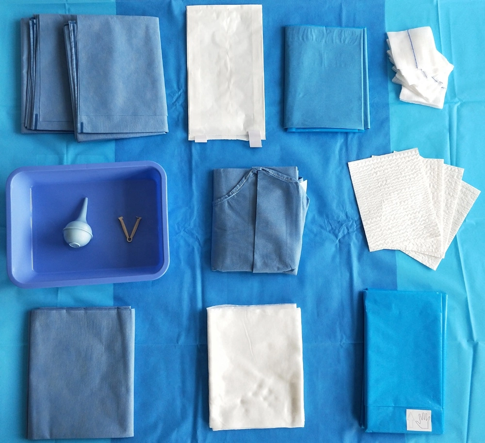 Sterile Einweg-Universal Hospital Surgical Cesarean Delivery Pack