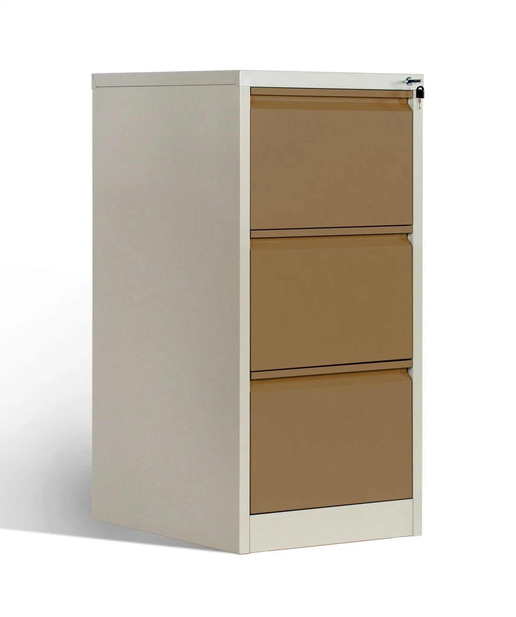 Metal 3 Drawer Filing Cabinet Office Furniture Steel Files Hanging Storage Cabinet