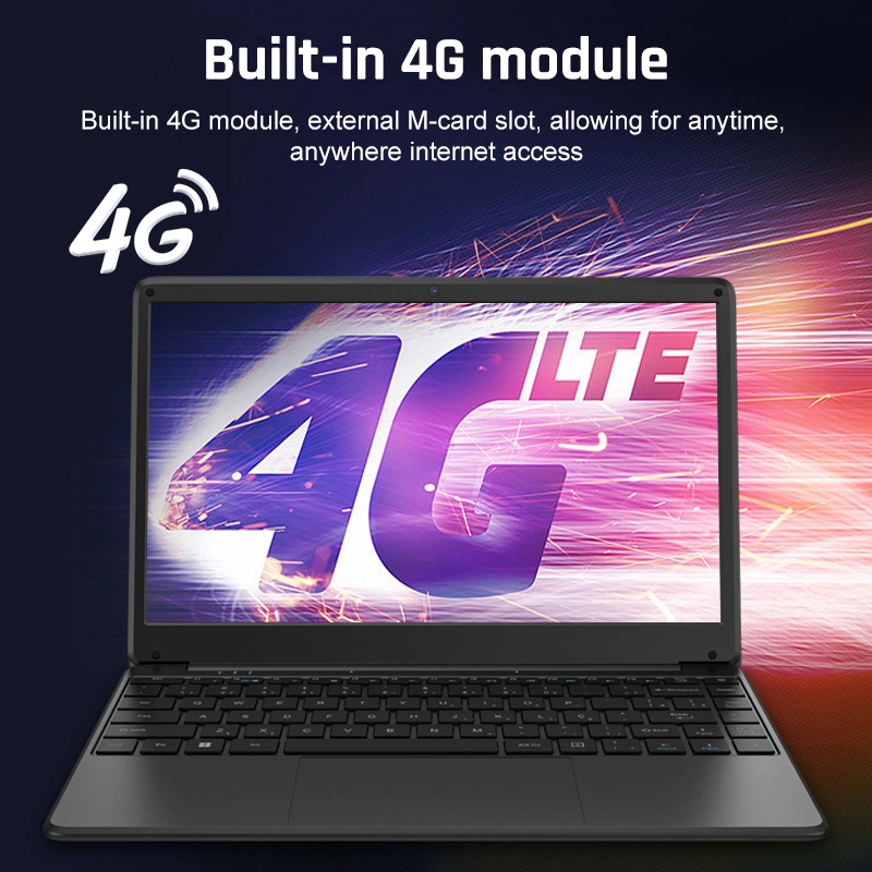 14,1'' portátil gana Linux OS 4G LTE NETBOOK Computadoras baratas PC portátil