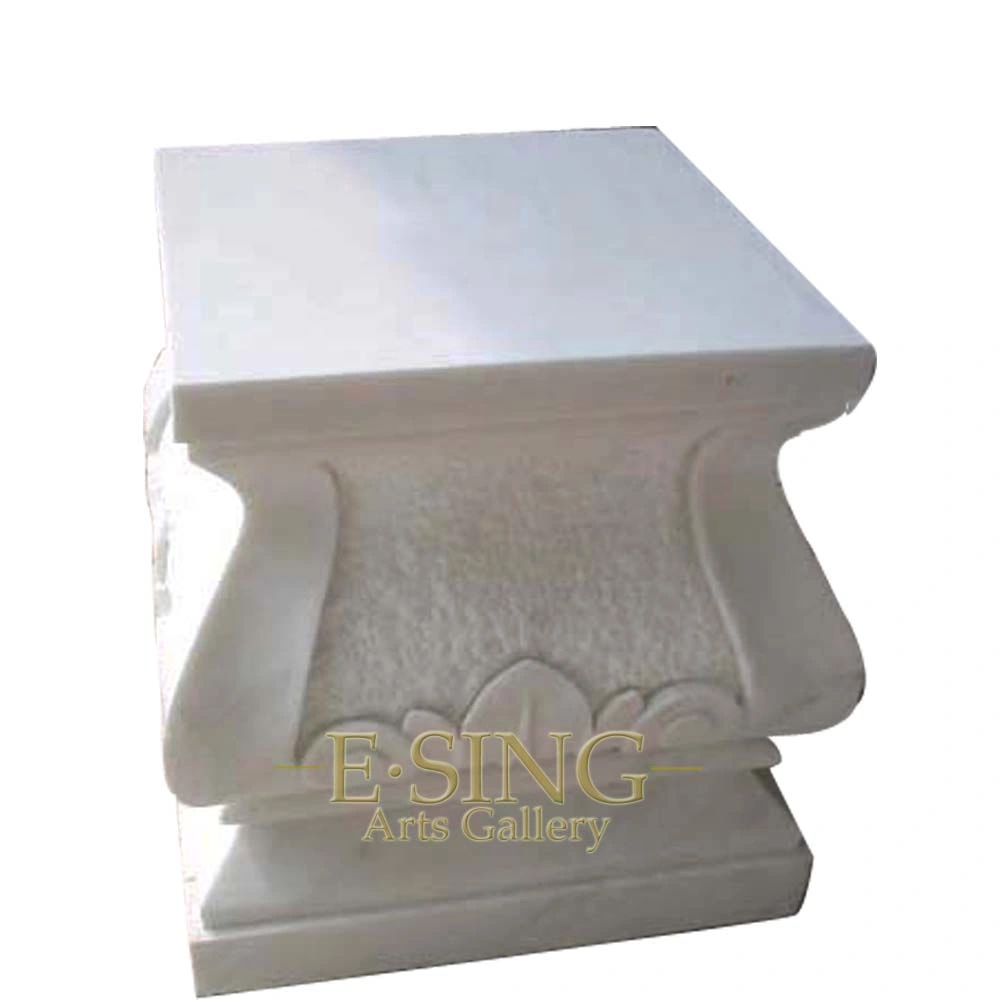 Natural White Marble Wholesale/Supplier Factory Price of Marble Base