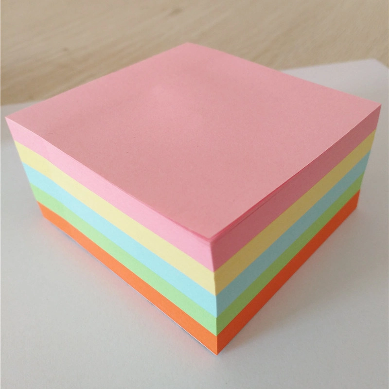 Self-Adhesive Rainbow Color Transparent Sticky Note Film Index Used for Bookmark Marking Sticky Notes