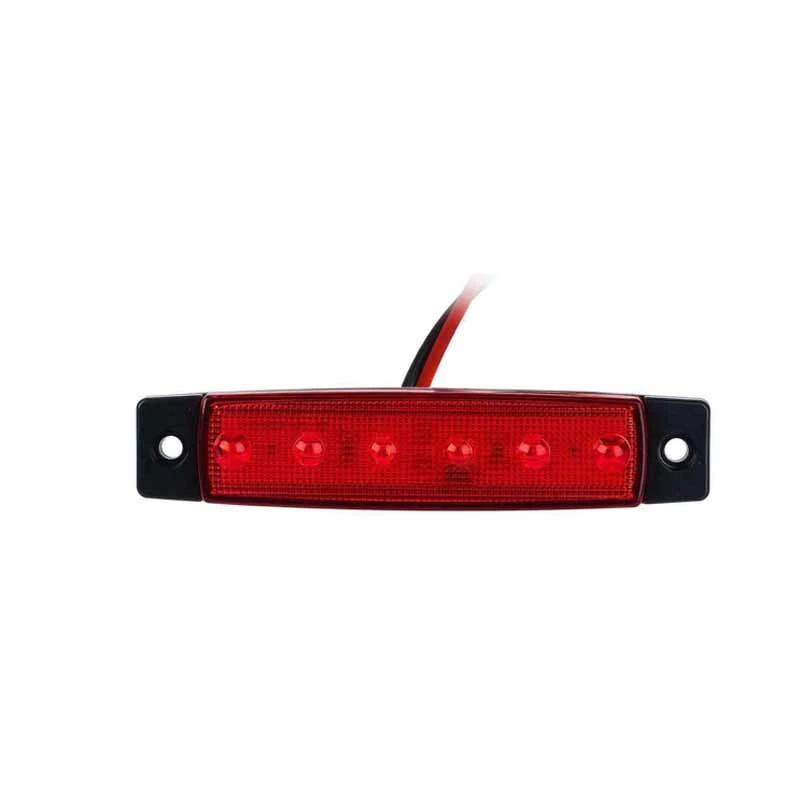 12V 24V Amber White Truck 3.8" Slim Universal LED Side Marker Lights Small Strip Light for Boat