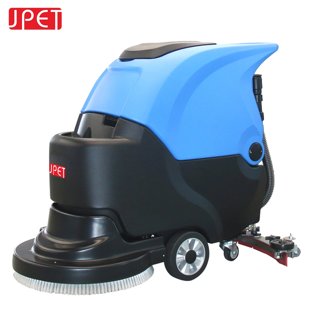 Industrial Hand Push 55L Floor Scrubber Dryer Machine Cleaning for Hotel