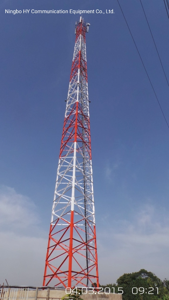 Telecommunication Steel Mobile WiFi TV Galvanized Tower with Brackets Accessories