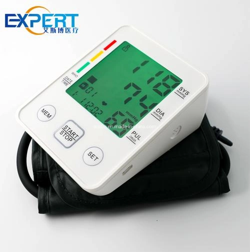 Elektronisches Sphygmomanometer Gesundheitswesen Digitaler Blutdruck-Monitor Oberarm Bp Messgerät