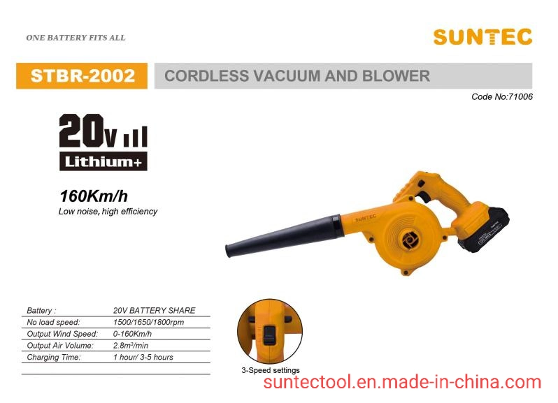 Suntec Power Tool Popular 20V Cordless and Blower Hot Selling