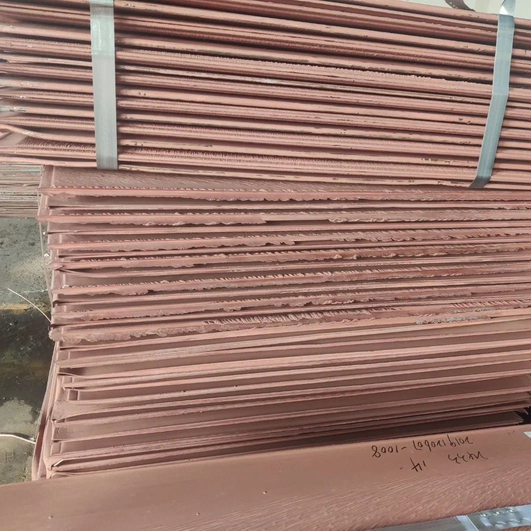 Copper Cathode Plates High Purity 99.99% Low Price