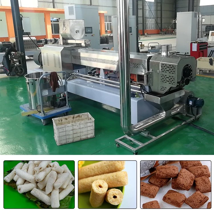 Sticky Rice Strips Forming Machine Processing Line Automatic Puffed Snacks Food Making Machine