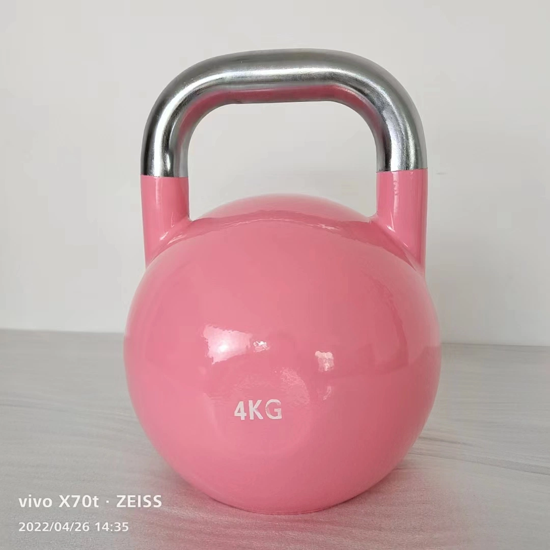 Accesorios de gimnasio para ejercicios musculares competitivos Kettlebell pesas libres