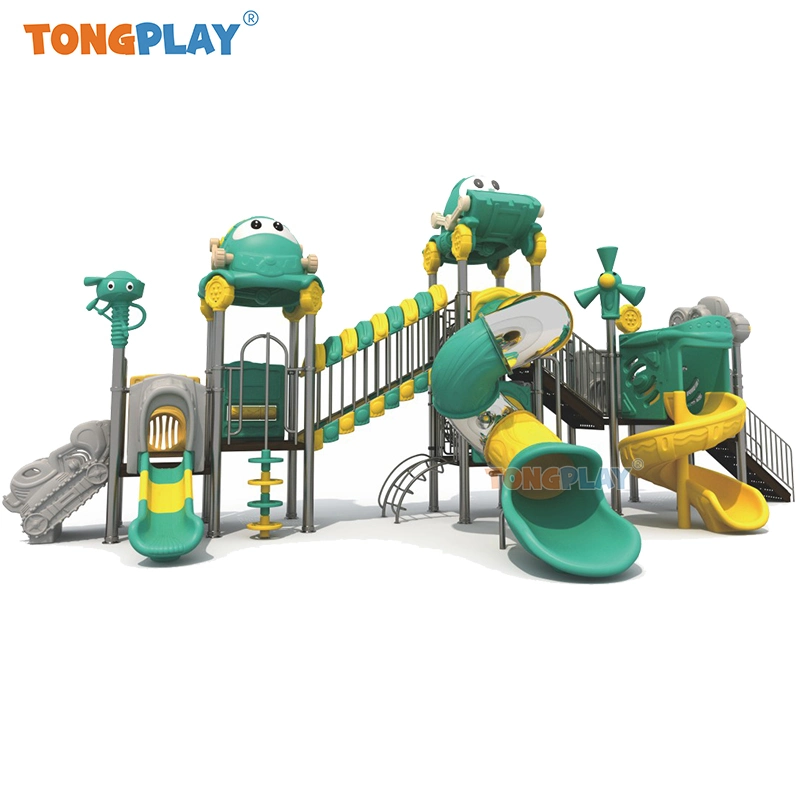 Amusement Park Toys Kids Outdoor Playground Equipment Combined Plastic Slide