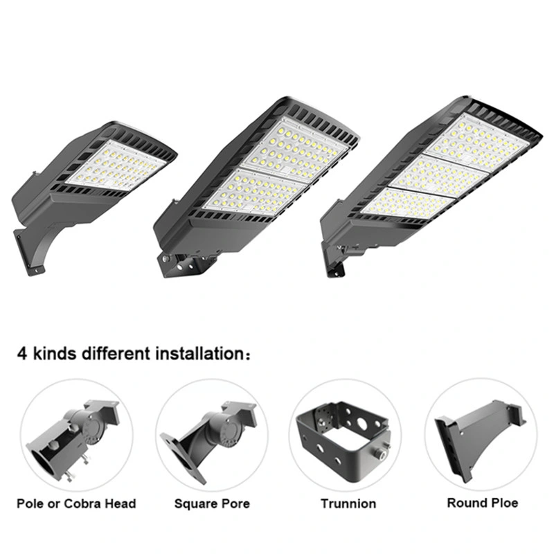 5 Years Warranty 100W 150W 200W 250W 300W Aluminum LED Shoebox Street Light