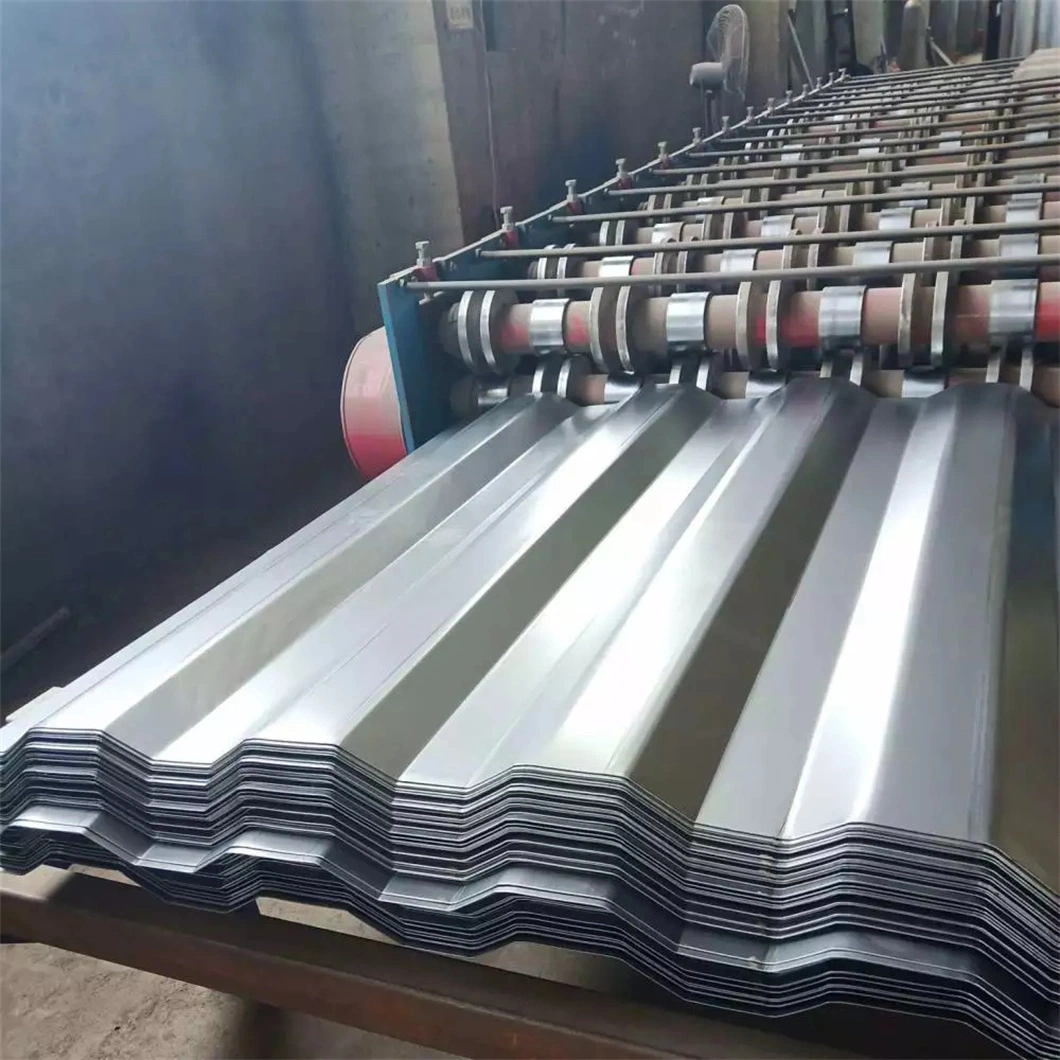 Chapa de acero corrugado de alta calidad galvanizado de color recubierto fría AISI SPCC SGCC laminado del techo