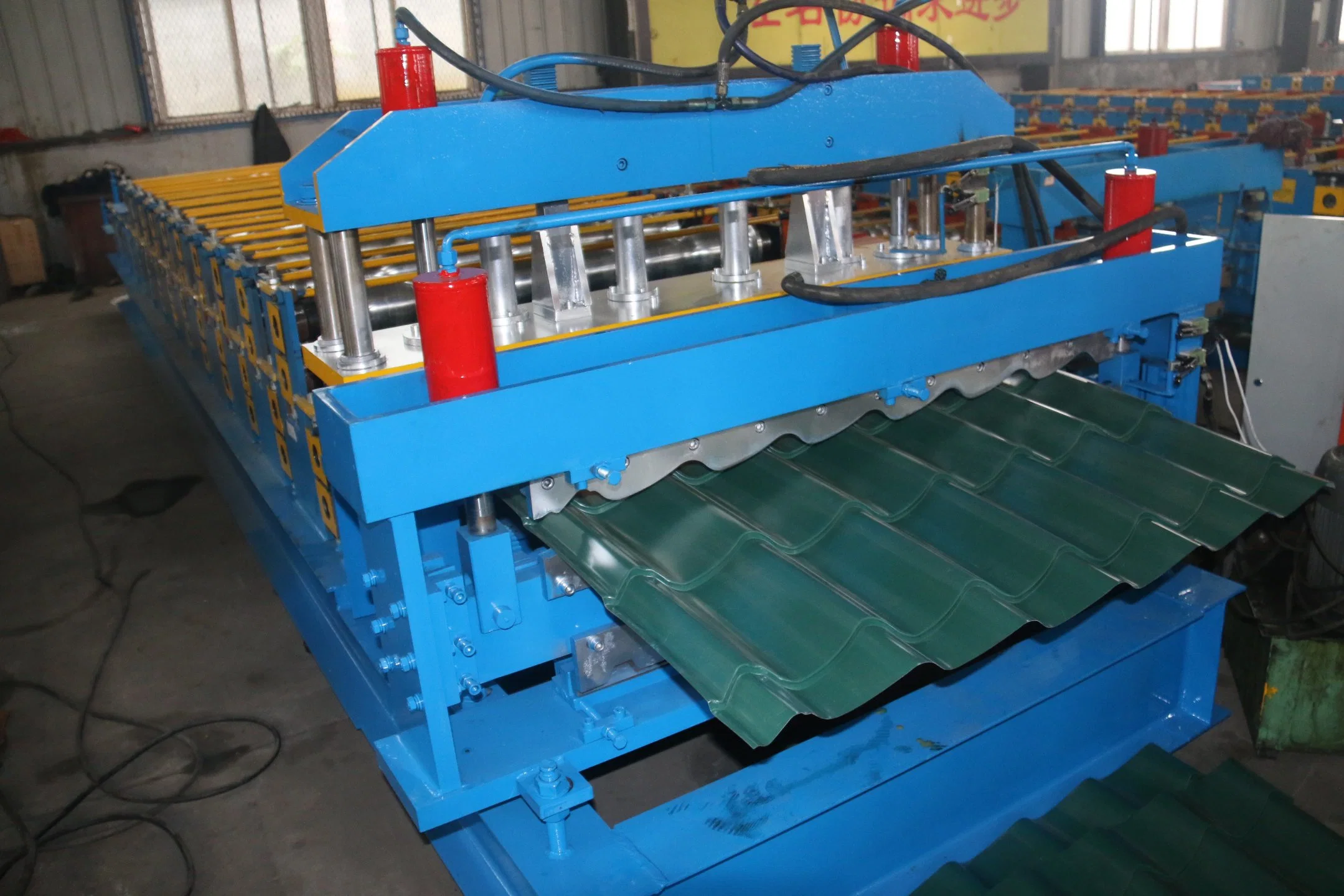 PPGI Color Steel Roll Tile Corrugated Sheet Standing Seam Double Layer Roll Forming Machine