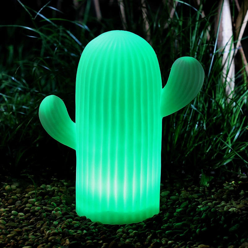 RGB Creative Solar Lamp Remote Control Cartoon Fairy Lamp Lawn Lamp Charging Night Light