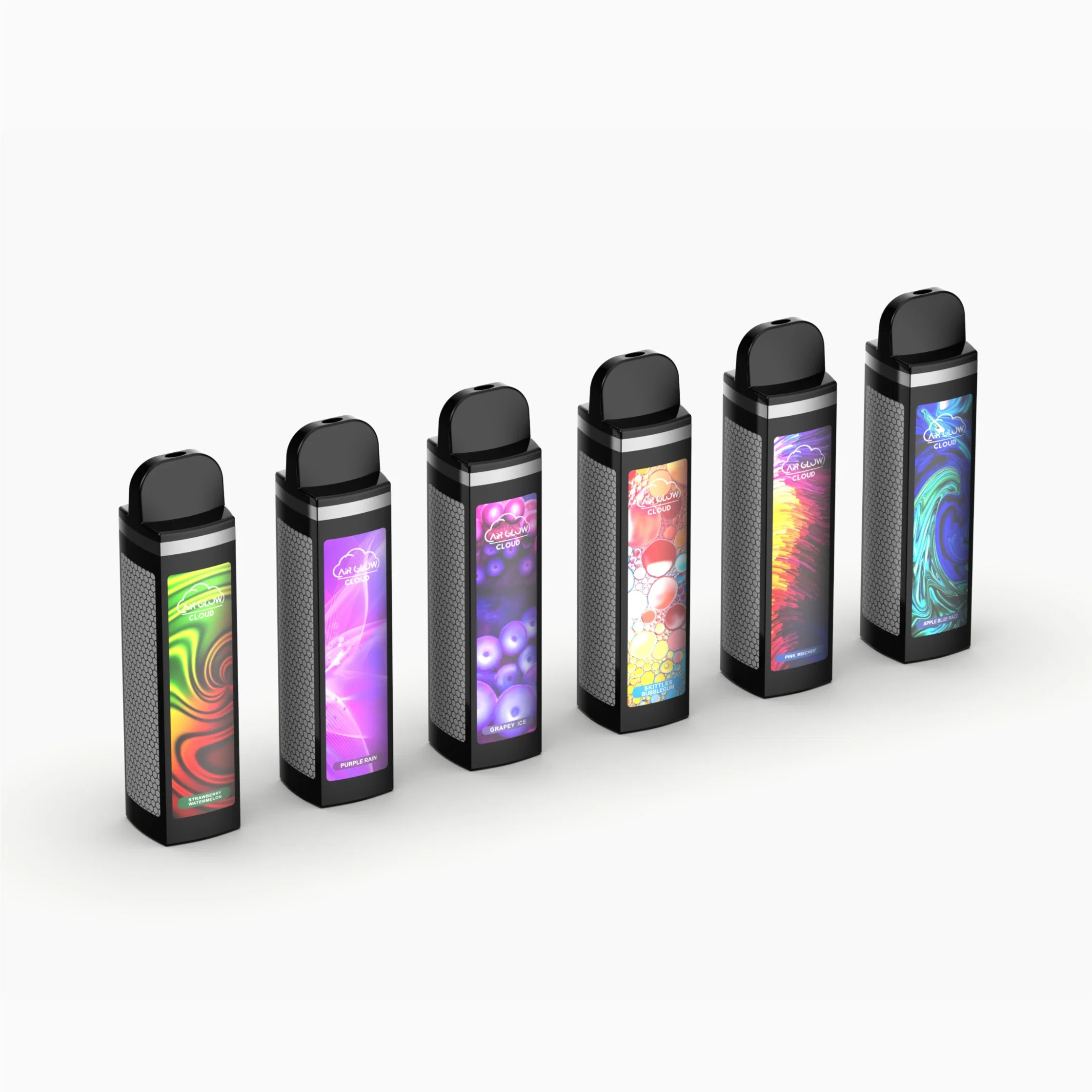 New Style LED Light up 5000 Puffs Electric Cigarette Disposable 1400 Battery 9.5 Ml Oil mAh Vape Pen