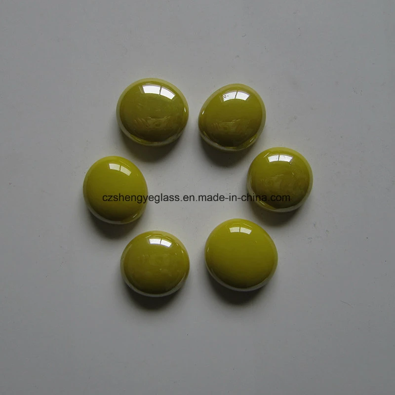 Different Size 2-14mm Colorful Half Round Ceramic Glass Beads for Garment