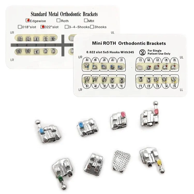 Set de llaves MBT Mini Metal Roth Standard 018 022 Ortodoncia Kit de soporte