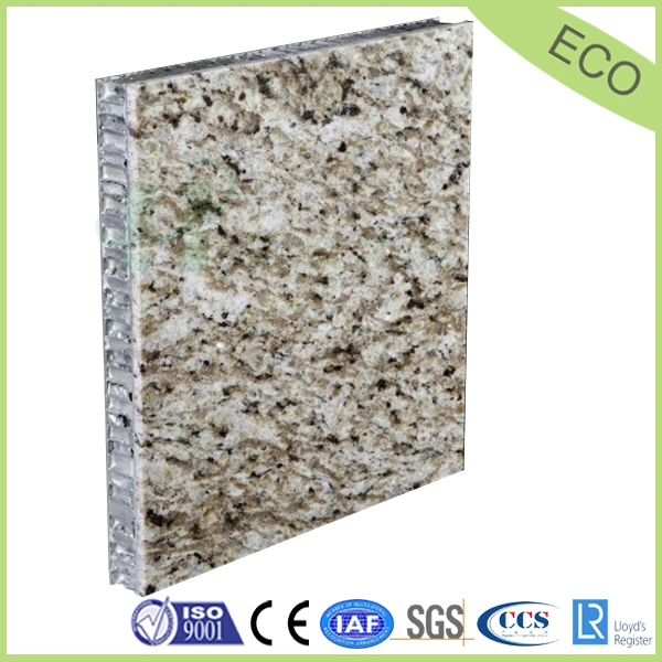 Negro al aire libre Granite Stone Honeycomb Panel materiales de construcción