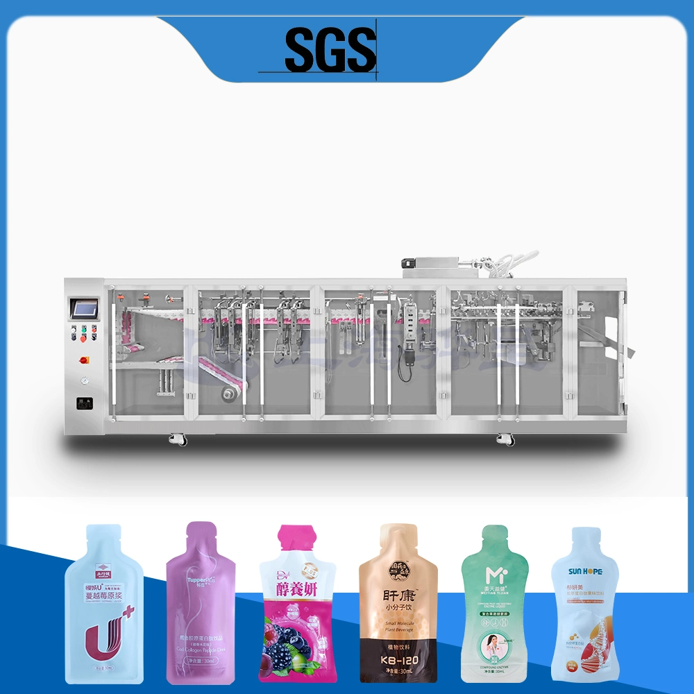 Auto 4 Side Seal Sachet Twin Bags Packing Packaging Machine