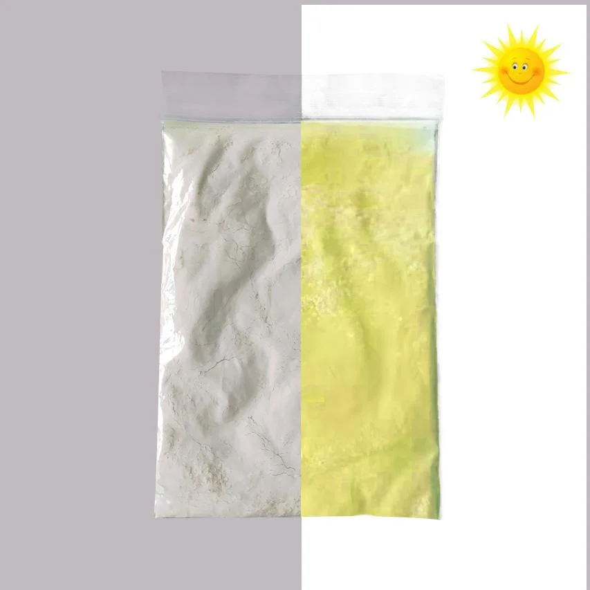 Jaune d'œuf UV changement de lumière Pigment UV sensible colorant pour Textile textile