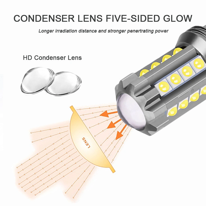 شاشة جديدة فائقة السطوع طراز 3030 23SMD 1157 LED CANbus من OEM