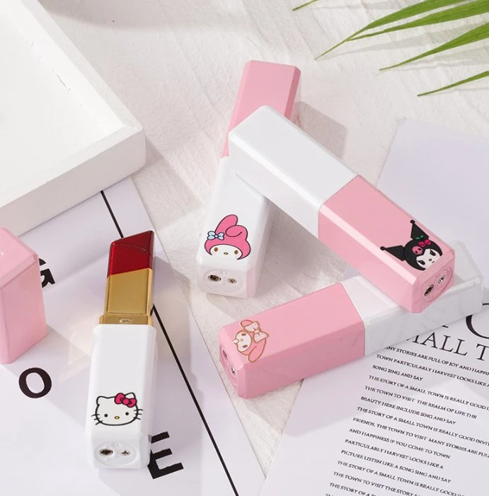 New Pink Lipstick Shaped Cute Lighter Ladies Portable Gas Wholesale/Supplier Lighter