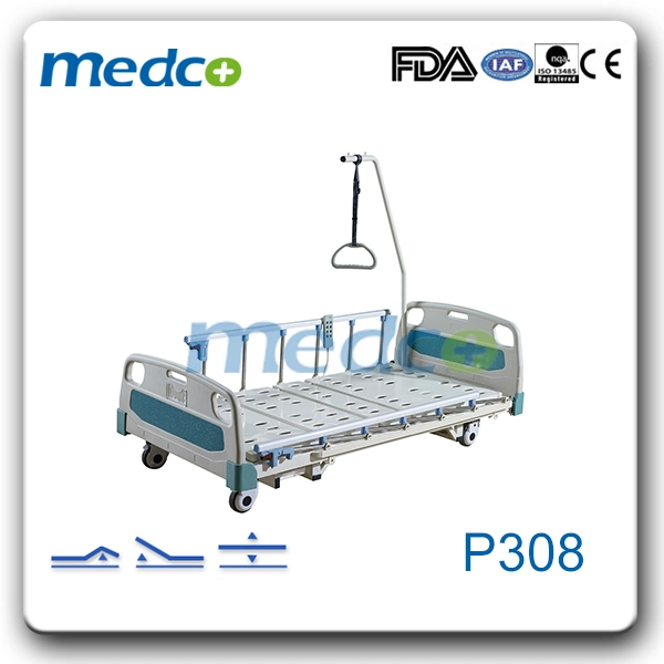 Ultra-Low Three Functions Nursing Bed Electric Hospital Bed for Patient