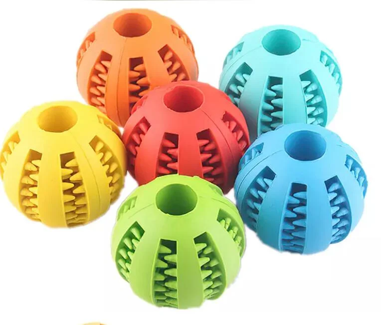 Suministro de perro juguetes de gato mascota perro bola Bell Chew Toys Juegos dientes Entrenamiento Accesorios para mascotas Productos