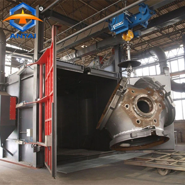 Foring Casting Parts Surface Cleaning Hanger Hook Type Shot Blasting Machine