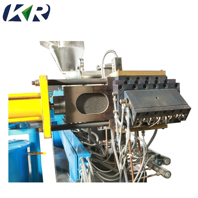 Twin Screw Extruder Nylon Recycle Pellet Plastic Extruding Machine for Sale