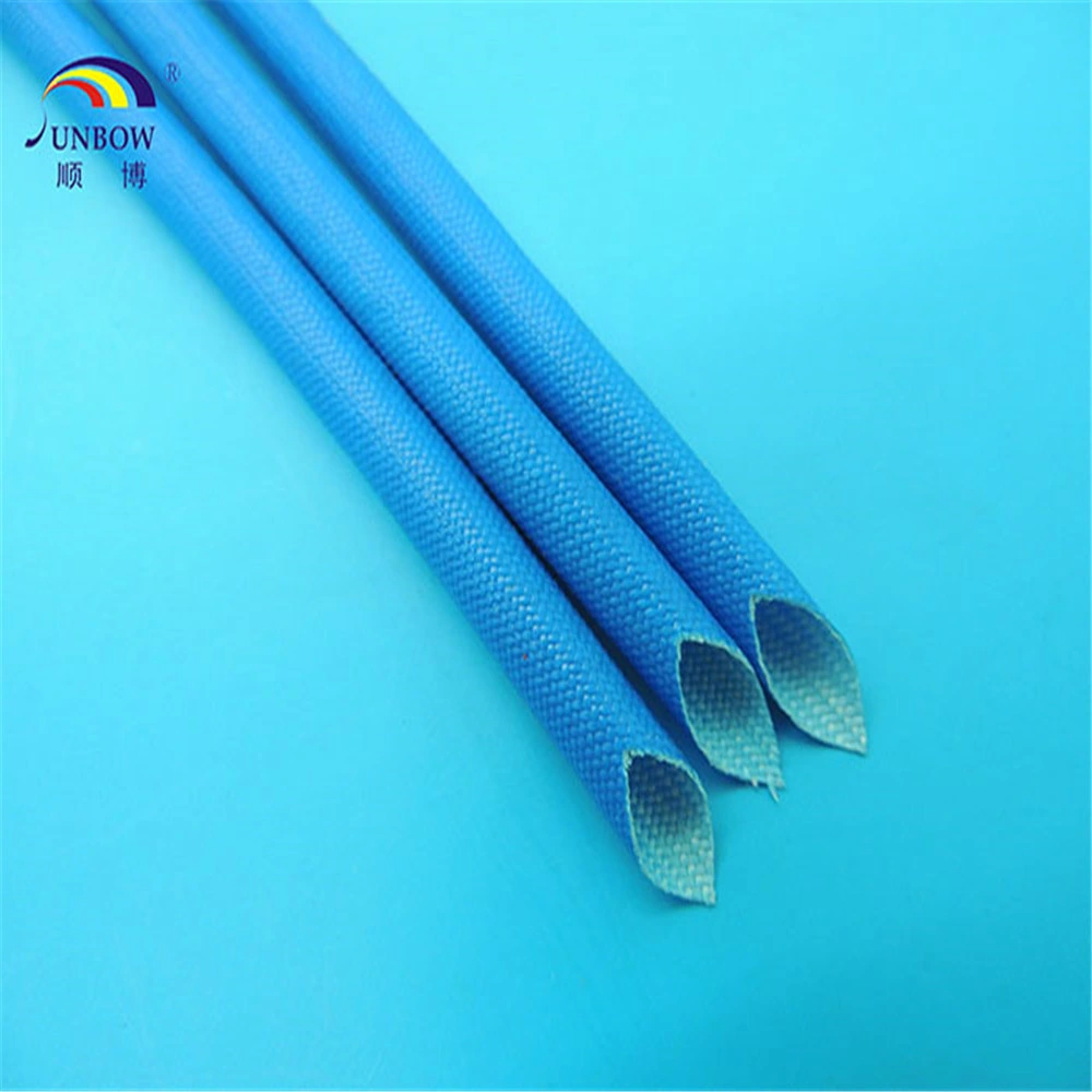 Factory Direct Sale 1.2kv Silicone Coated Fiberglass Sleeving